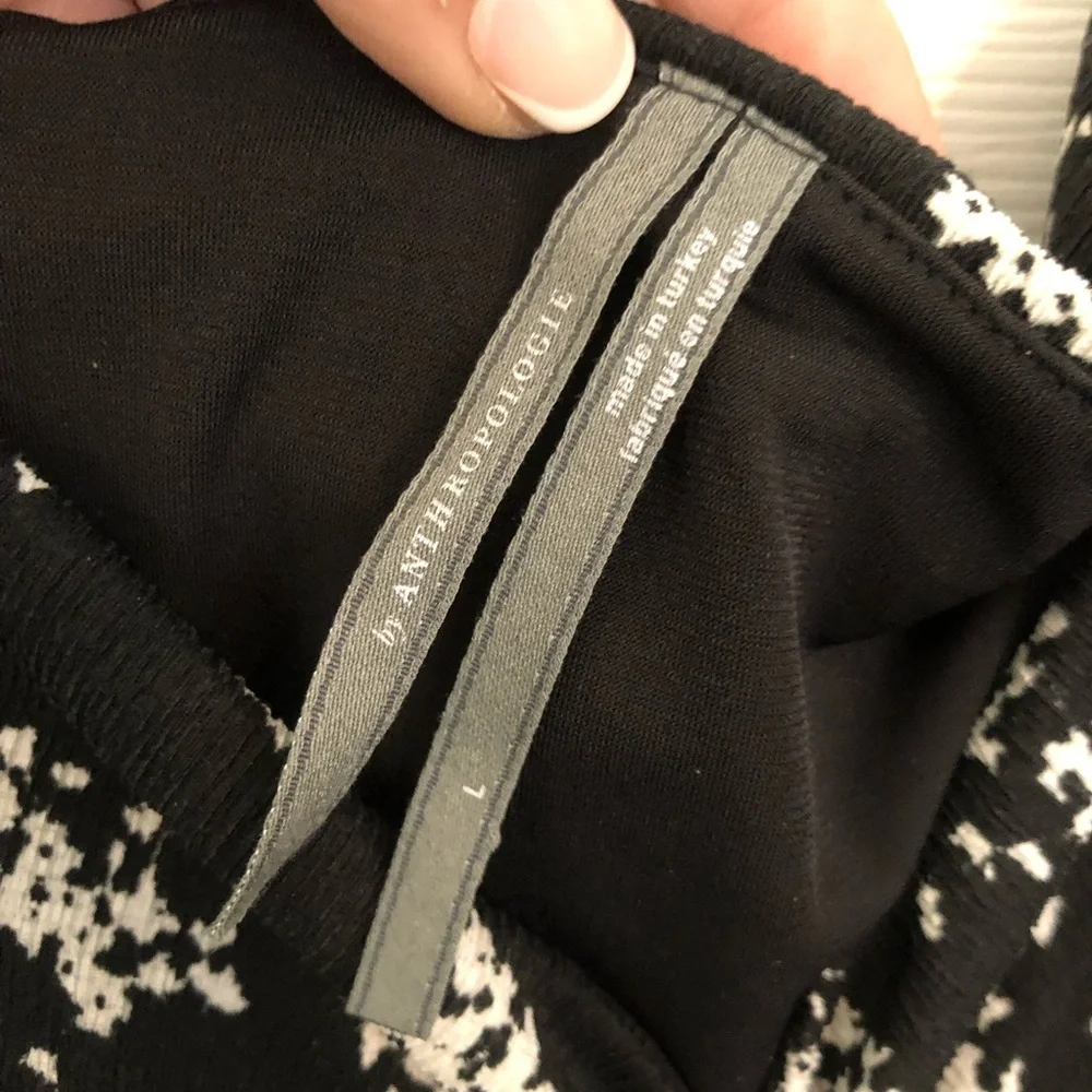 Anthropologie black motif
